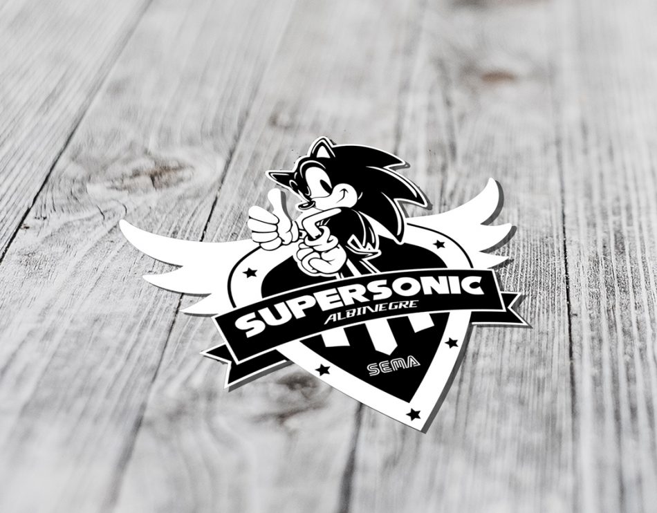 Logo Peña Supersonic Albinegre